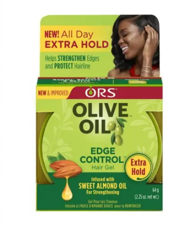 ORS Olive Oil Edge Control – Extra Hold - Fixation longue durée & brillance sans résidus